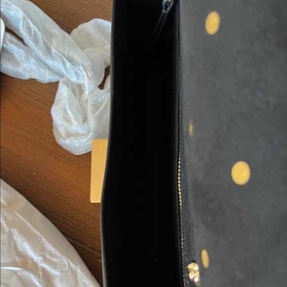 NWT ZAC Zac Posen Black Crossbody with Pearl Accents - Picture 7 of 8